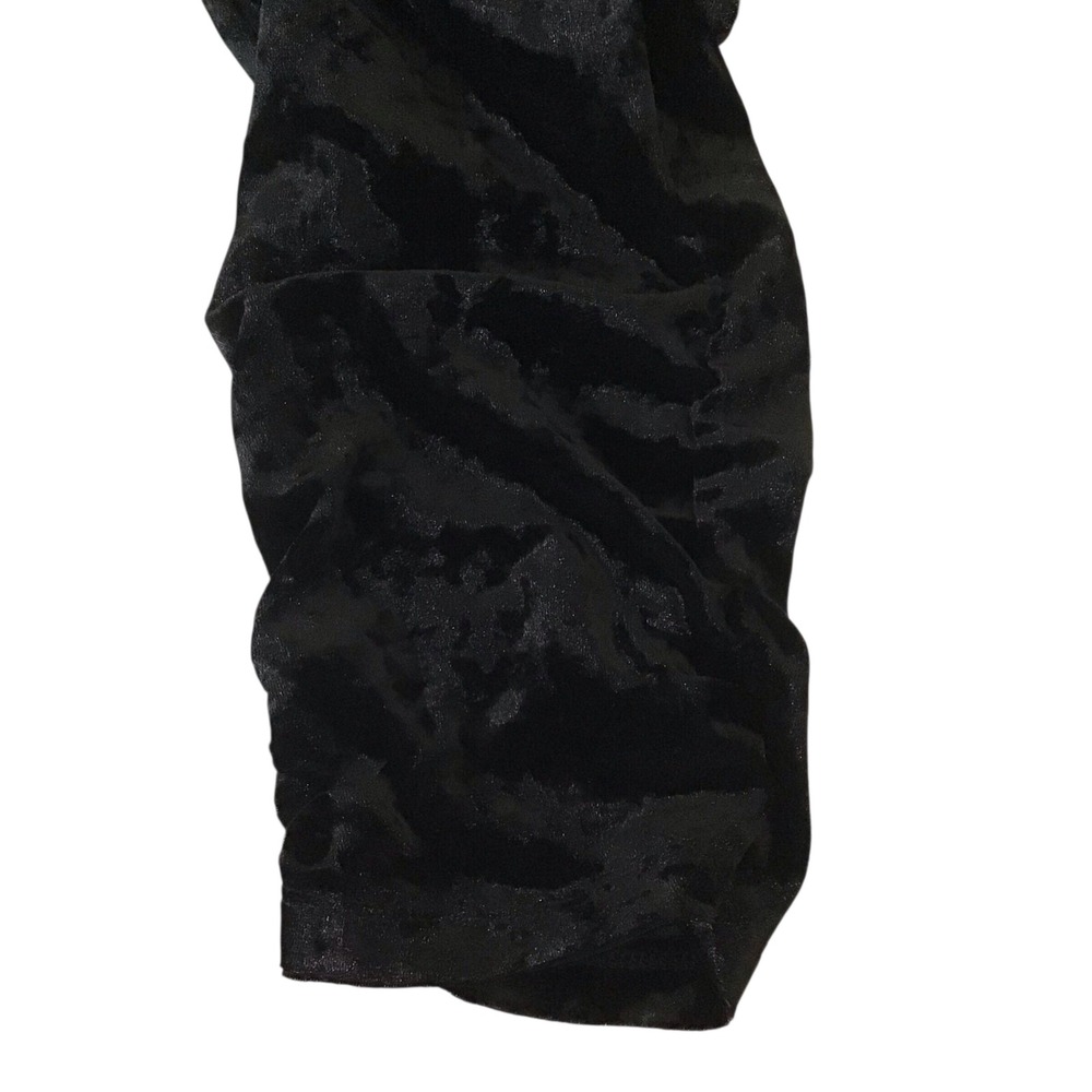 Cato Black Crushed Velvet Leggings Pants Plus Size 18/20W Ruched Ankles NWT‎ - Picture 3 of 9